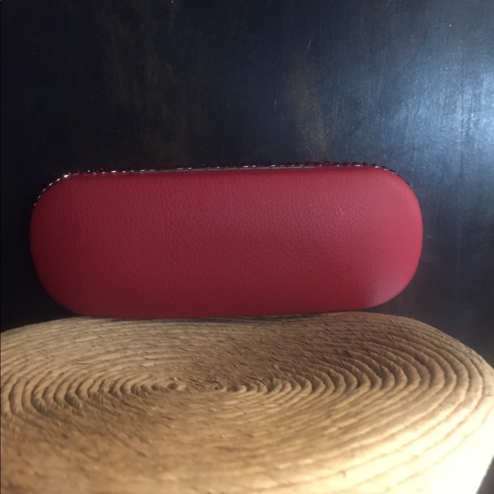 Ruby Red Crystal Eyeglass Case. - image 8